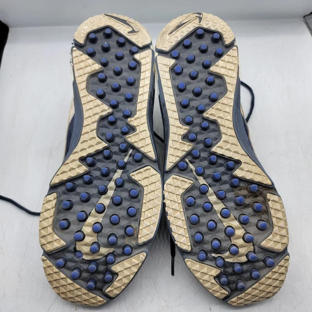 Nike Alpha Huarache Elite 2 Turf Mens 11 Baseball Cleats Blue CI2222-401 - Picture 7 of 15